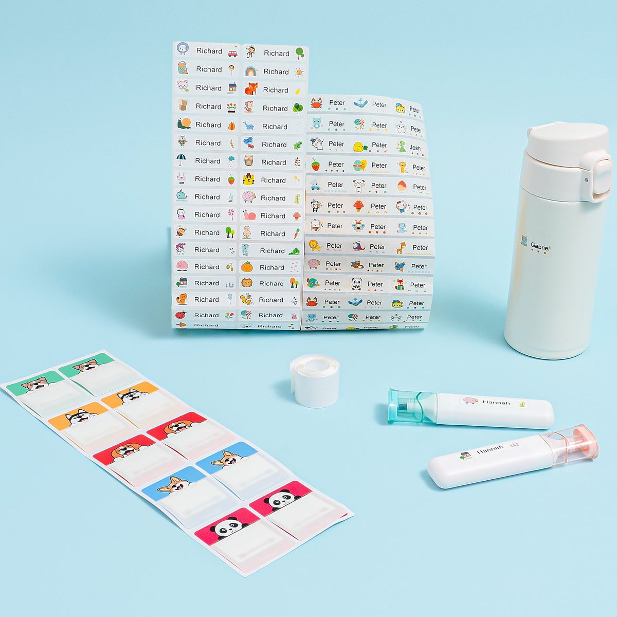Komplettes Etikettierungsset