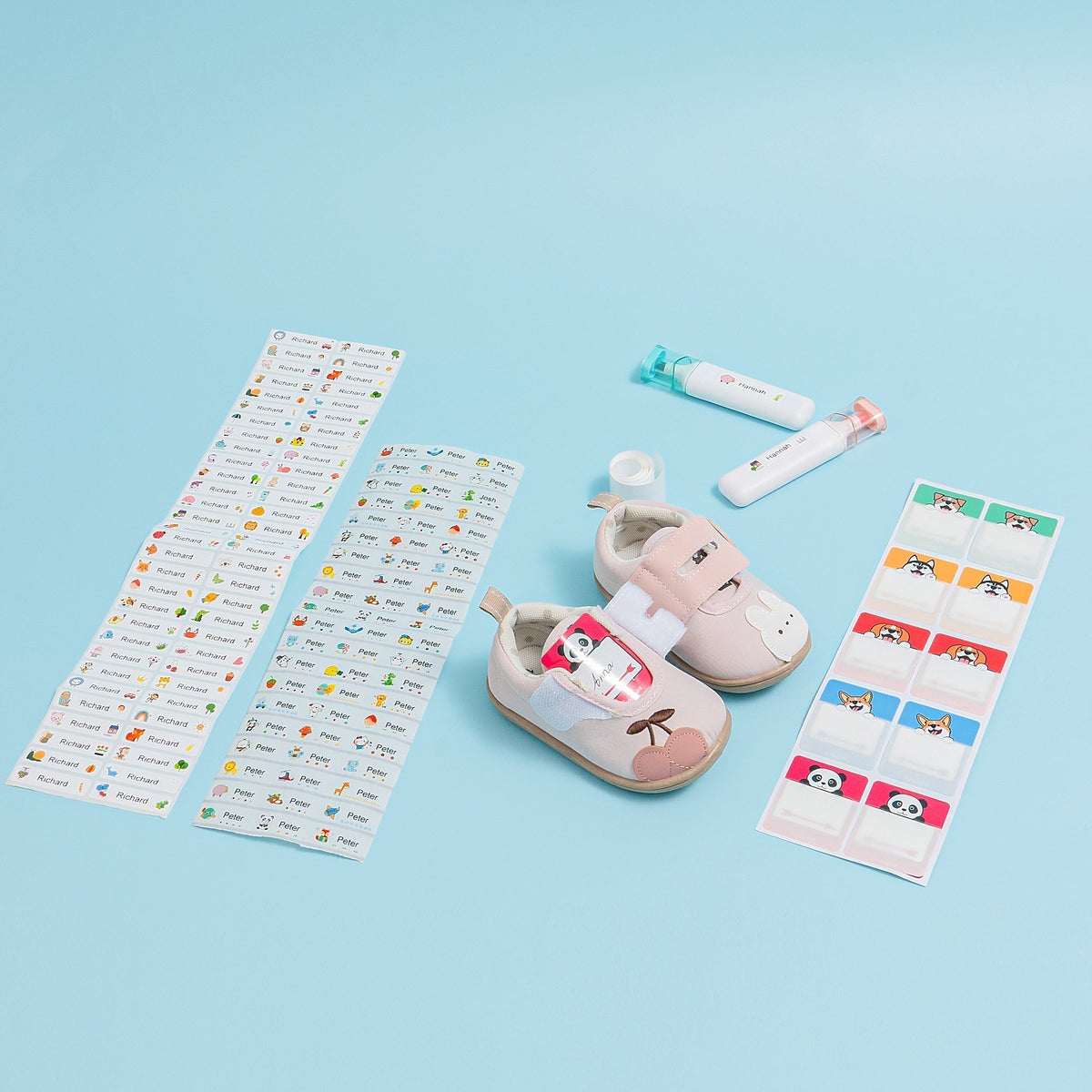 Komplettes Etikettierungs-Set Bundle: (Komplettes Etikettierungs-Set + 2 zusätzliche Nachfüll-Sets)
