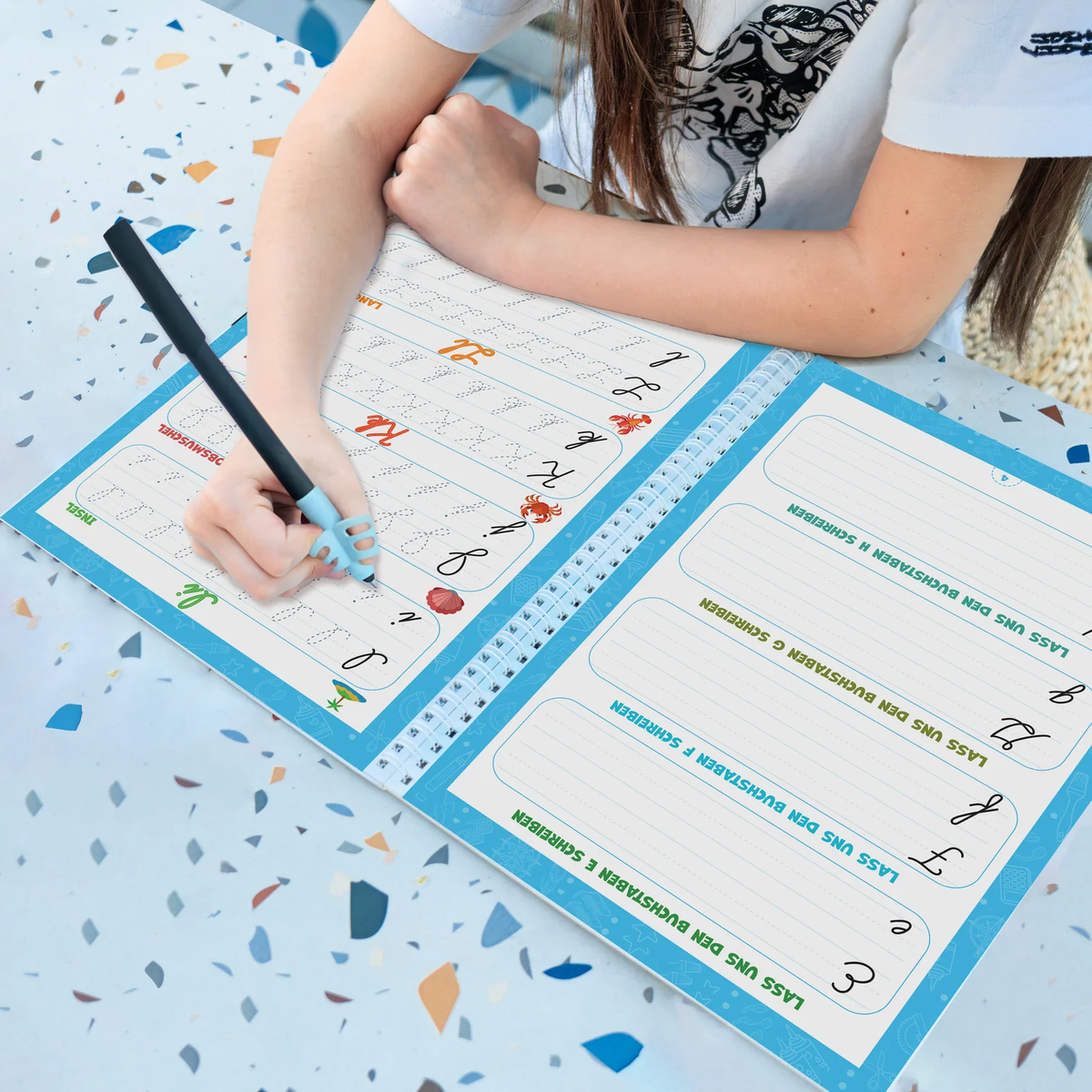 Thekiddospace™ – Schreibschrift-Übungsset
