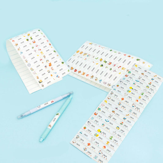 x100 Wasserabweisende Sticker